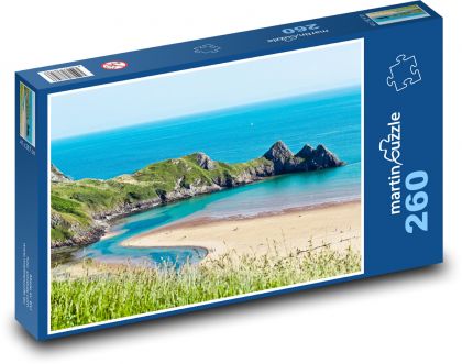 Pláž - pobrežie, more - Puzzle 260 dielikov, rozmer 41x28,7 cm