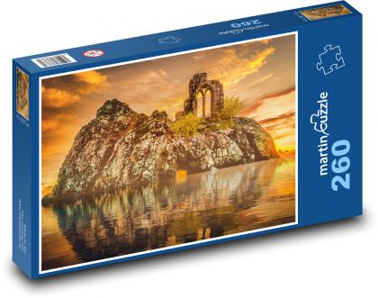 Insel - Meer, Fels - Puzzle - 260 Teile