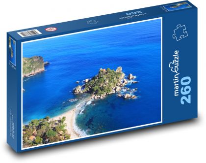 Sicílie - Itálie, ostrov  - Puzzle 260 dílků, rozměr 41x28,7 cm