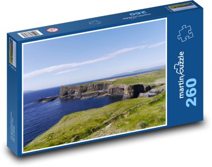 Skotsko - skála, cestovat  - puzzle 260 dílků