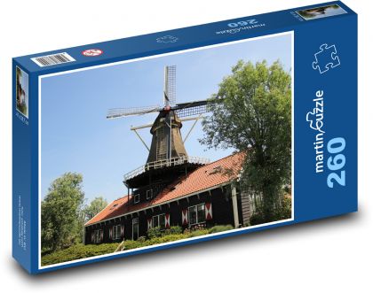 Mühle - Niederlande, Niederlande - Puzzle - 260 Teile
