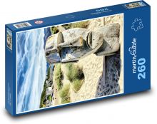 Socha - Moai, Velikonoční ostrovy Puzzle 260 - 41x28,7 cm
