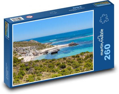 Ostrov Rottnest - Austrálie, moře - Puzzle 260 dílků, rozměr 41x28,7 cm