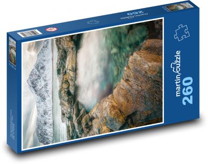 Lofoten - Natur, Schnee - Puzzle - 260 Teile