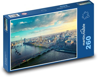Temže - Londýn, řeka - puzzle 260 dílků