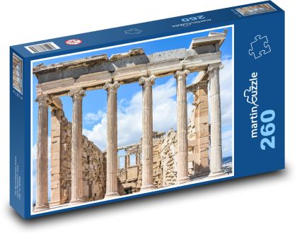 Akropole - Athény, Řecko - Puzzle 260 dílků, rozměr 41x28,7 cm