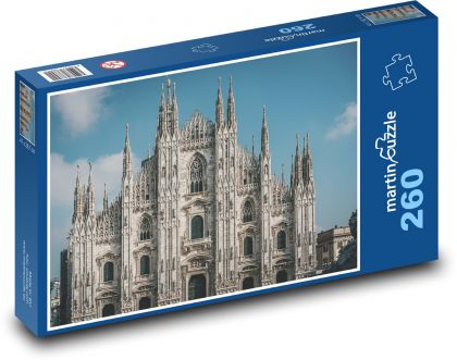 Duomo Cathedral - Milan, Italy - Puzzle 260 pieces, size 41x28.7 cm 