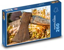 Axt - Holz hacken, Griff Puzzle 260 Teile - 41 x28,7 cm