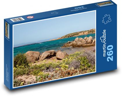 Sardinie - Itálie, moře - puzzle 260 dílků