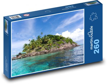 Ostrov - příroda, moře - Puzzle 260 dílků, rozměr 41x28,7 cm
