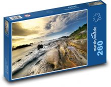 Pláž - moře, pobřeží  Puzzle 260 dílků - 41 x 28,7 cm