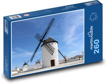Windmill - city, sky Puzzle 260 pieces - 41 x 28.7 cm 