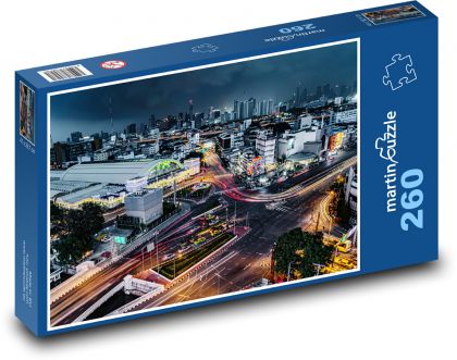 City - Bangkok, Thailand - Puzzle 260 pieces, size 41x28.7 cm 