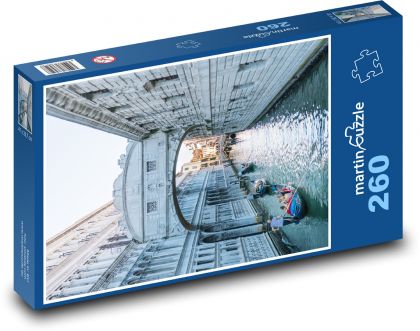 Gondola - Venice, Italy - Puzzle 260 pieces, size 41x28.7 cm 