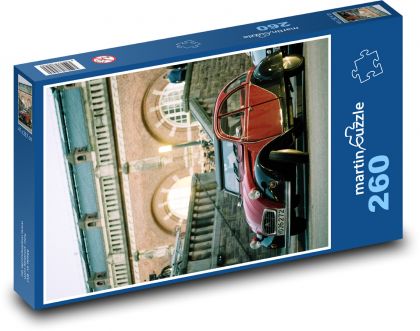 Auto - veterán, ulice - Puzzle 260 dílků, rozměr 41x28,7 cm