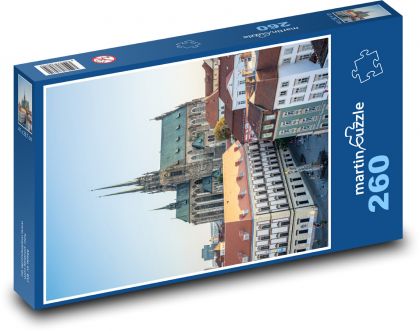Brno - Česká republika, Katedrála svatých Petra a Pavla - Puzzle 260 dílků, rozměr 41x28,7 cm