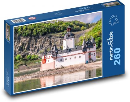 Pfalzgrafenstein Palace - Germany, Rhine - Puzzle 260 pieces, size 41x28.7 cm 