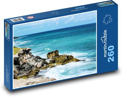 Ostrov - karibik, moře - Puzzle 260 dílků, rozměr 41x28,7 cm