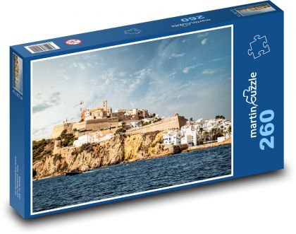 Ibiza - Španielsko, ostrov - Puzzle 260 dielikov, rozmer 41x28,7 cm