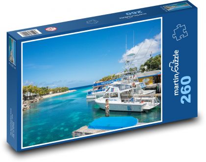 Laguna - Curaçao, wyspa - Puzzle 260 elementów, rozmiar 41x28,7 cm