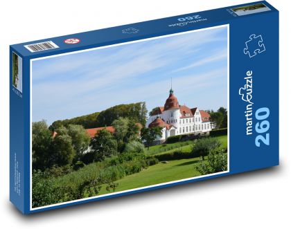 Nordborg - Dánsko, hrad - Puzzle 260 dielikov, rozmer 41x28,7 cm