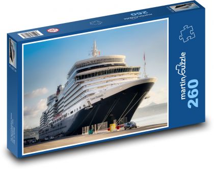 Boot - Queen Elizabeth, Port - Puzzle - 260 Teile