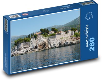 Budva - Montenegro, sea - Puzzle 260 pieces, size 41x28.7 cm 