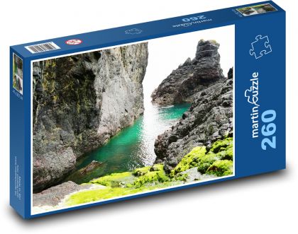 Oceán - skaly, more - Puzzle 260 dielikov, rozmer 41x28,7 cm