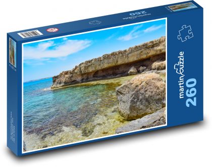 Felsige Küste - Fels, Strand - Puzzle - 260 Teile