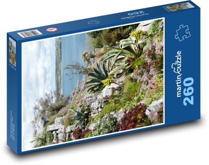 Cornwall - pobřeží, Anglie - Puzzle 260 dílků, rozměr 41x28,7 cm