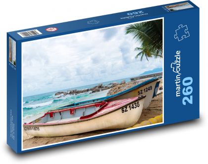 Ships - coast, sea - Puzzle 260 pieces, size 41x28.7 cm 