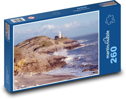 Lighthouse - sea, coast - Puzzle 260 pieces, size 41x28.7 cm 