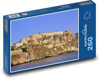 Castle - rocks, sea - Puzzle 260 pieces, size 41x28.7 cm 