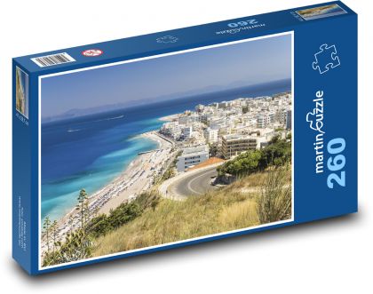 Rodos - Grécko, ostrov - Puzzle 260 dielikov, rozmer 41x28,7 cm