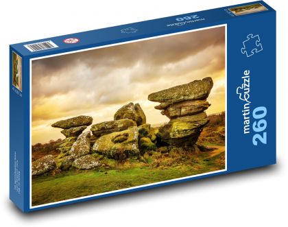 Skály - kameny, příroda - Puzzle 260 dílků, rozměr 41x28,7 cm