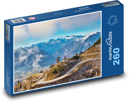 Príroda - hory, cesty - Puzzle 260 dielikov, rozmer 41x28,7 cm