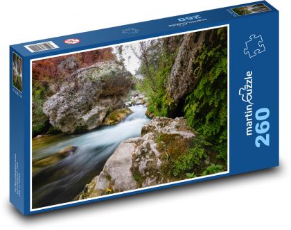 Rieka - príroda, stromy - Puzzle 260 dielikov, rozmer 41x28,7 cm