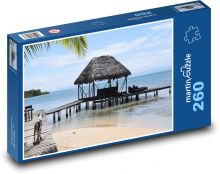 Raj - plaża, morze Puzzle 260 elementów - 41x28,7 cm