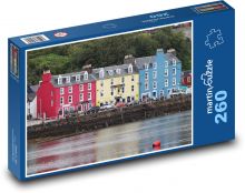 Budovy - nábřeží, obchody Puzzle 260 dílků - 41 x 28,7 cm