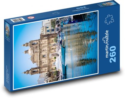 Malta - loď, more - Puzzle 260 dielikov, rozmer 41x28,7 cm