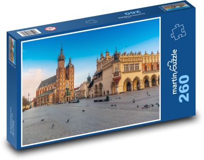 Krakow - Poland, city - Puzzle 260 pieces, size 41x28.7 cm 