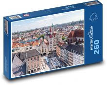 Munich - Marienplatz, City Hall Puzzle 260 pieces - 41 x 28.7 cm 