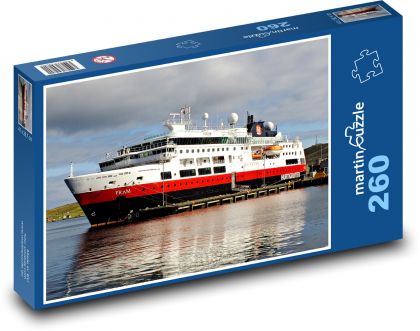 Cruise - cruise steamer, sea - Puzzle 260 pieces, size 41x28.7 cm 