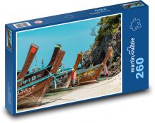Lodě - Thajsko, kotviště Puzzle 260 dílků - 41 x 28,7 cm