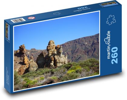 Roques Blancos - Tenerife, skaly - Puzzle 260 dielikov, rozmer 41x28,7 cm
