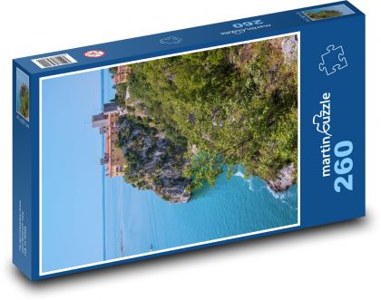 Castle - island, sea - Puzzle 260 pieces, size 41x28.7 cm 