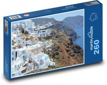 San Torini - ostrov, Řecko Puzzle 260 dílků - 41 x 28,7 cm