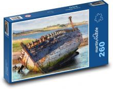 Vrak - záliv, pobřeží Puzzle 260 - 41x28,7 cm