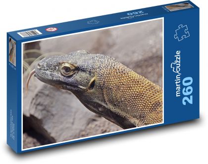 Komodo-Eidechse, Reptil - Puzzle - 260 Teile