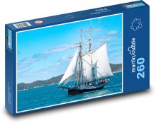 Plachetnice - loď, moře Puzzle 260 dílků - 41 x 28,7 cm